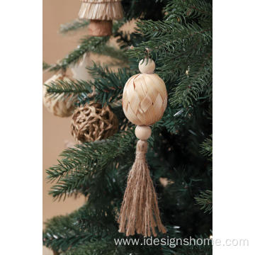 Wooden Handmade Christmas Ball